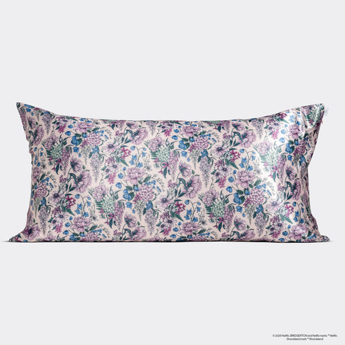 Bridgerton x Kitsch Satin Pillowcase in Wisteria 4 Pack - King