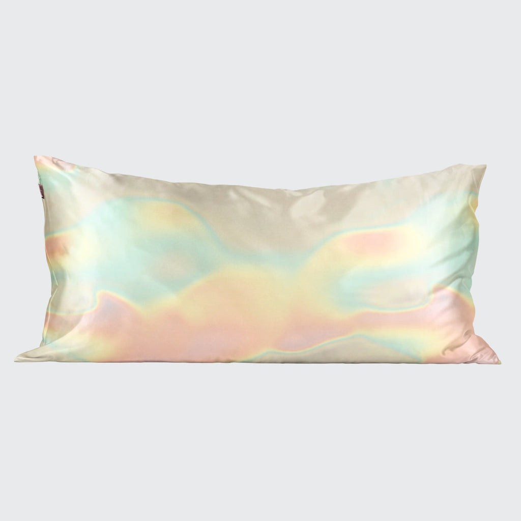 Satin Pillowcase in Aura 2 Pack - King