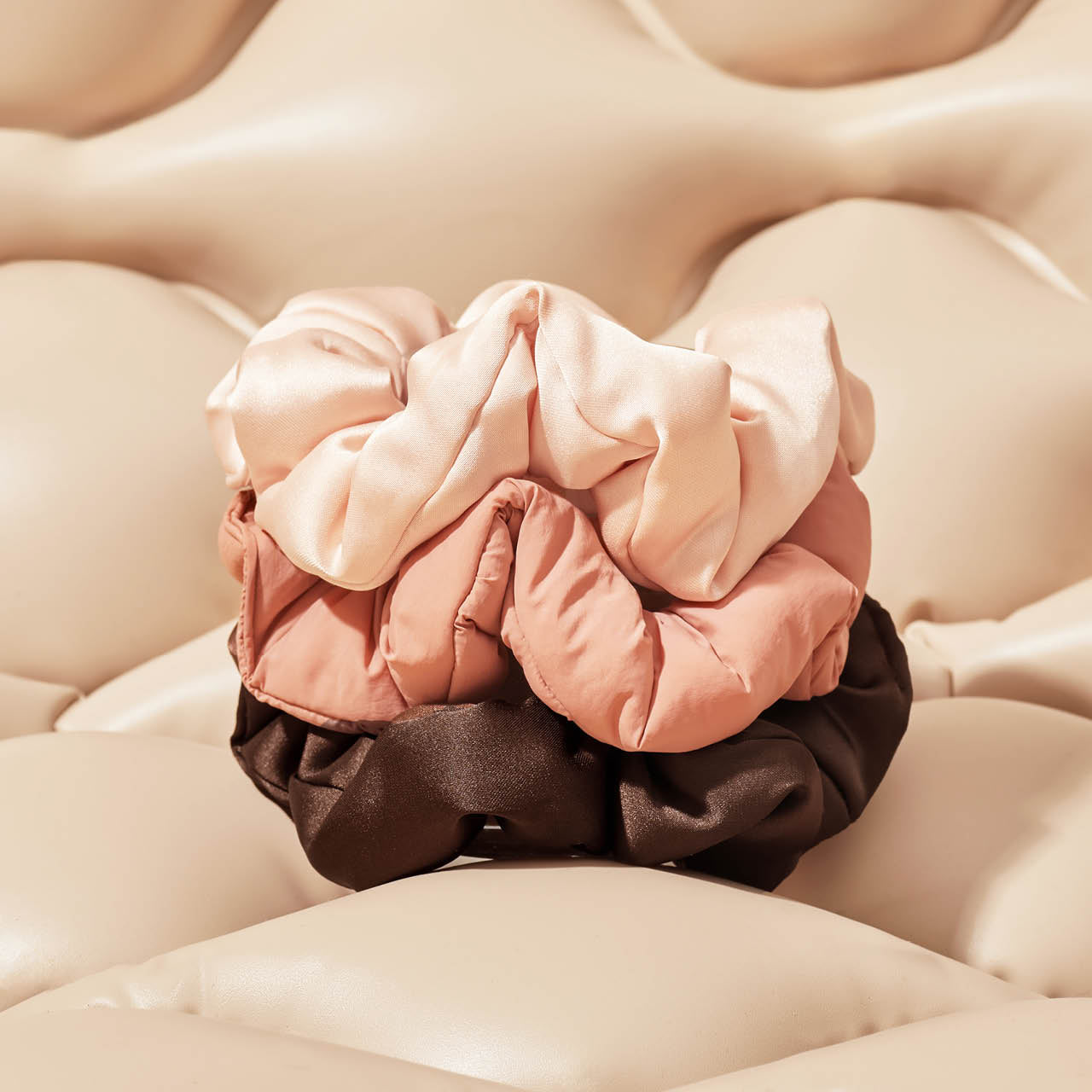 Rosewood Cloud Scrunchies 3pc Set